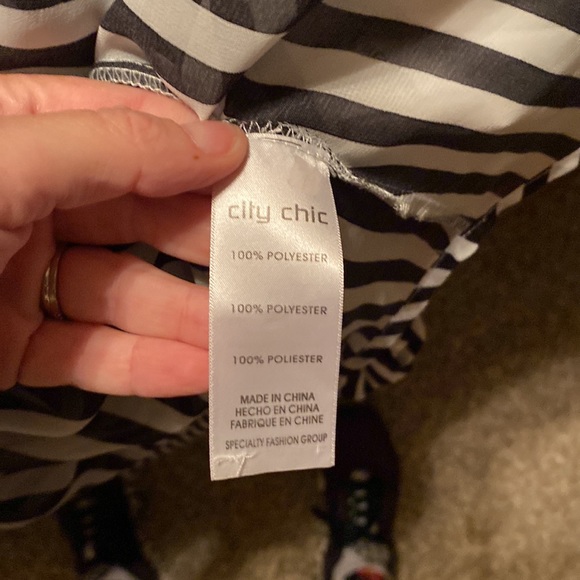 City Chic striped blouse - Picture 4 of 4